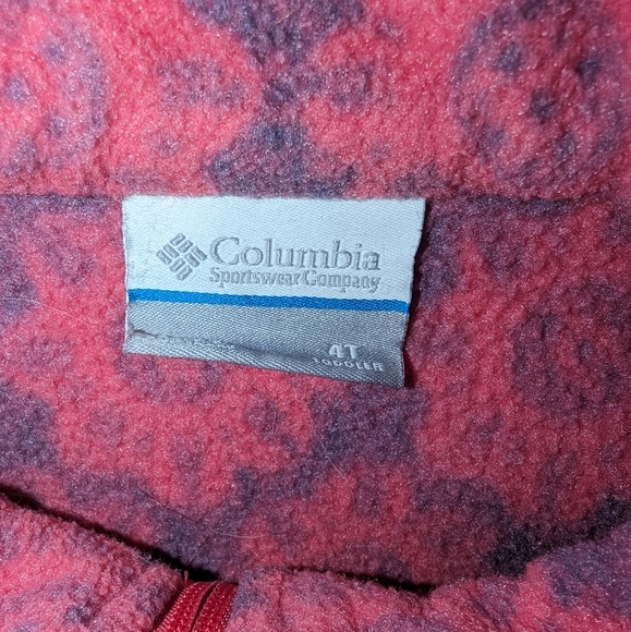 Columbia Girls Fleece Jacket Size 4 - Picture 2 of 3